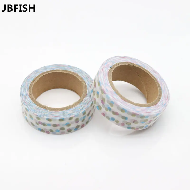 JBFISH японский смешанный цвет Васи лента партия точка шаблон маскировки бумажные