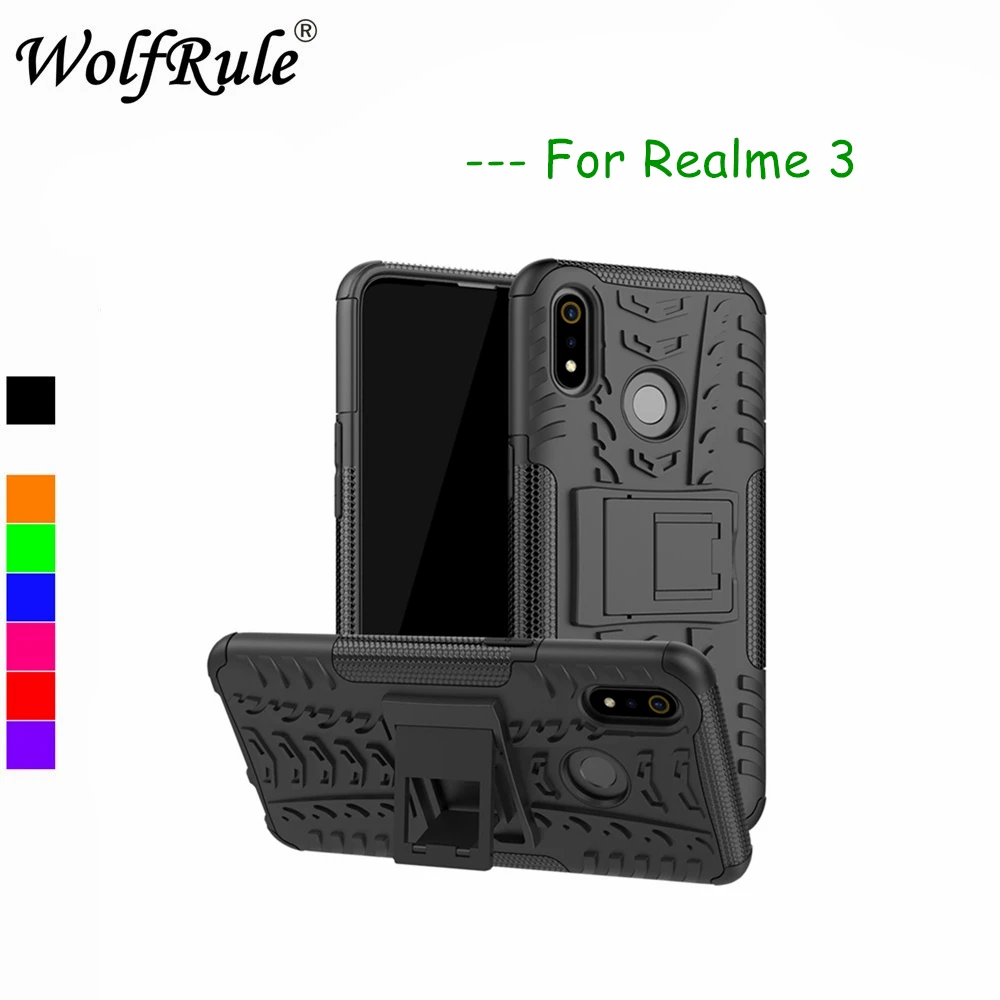 WolfRule Case OPPO Realme 3 Cover Dual Layer Armor Silicone Back Case For OPPO Realme 3Phone Holder Stand Shell Realme 3 Shells
WolfRule Case OPPO Realme 3 Cover Dual Layer Armor Silicone Back Case For OPPO Realme 3Phone Holder Stand Shell Realme 3 Shells