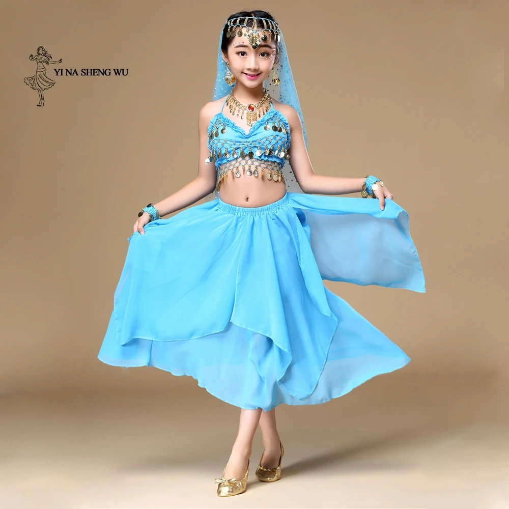 Belly Dance Clothes Oriental Dance Children Belly Dancing Sets Kids Bollywood India Dance Practice Performance Costumes 6pcs/set
Belly Dance Clothes Oriental Dance Children Belly Dancing Sets Kids Bollywood India Dance Practice Performance Costumes 6pcs/set