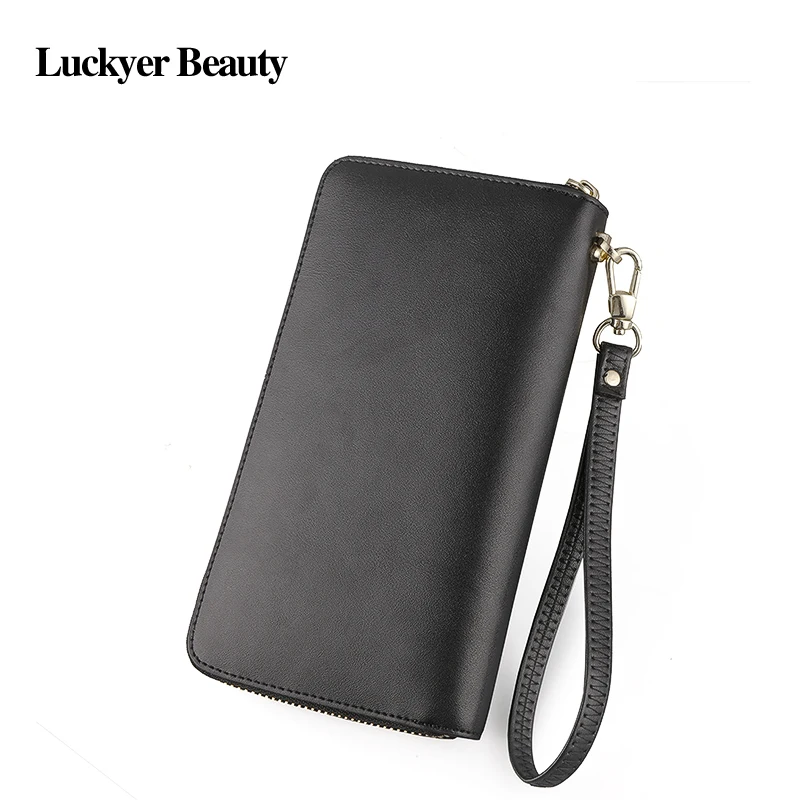 LUCKYER BEAUTY luxury leather womens wallets and purses small long zipper Simple fashion
LUCKYER BEAUTY luxury leather womens wallets and purses small long zipper Simple fashion