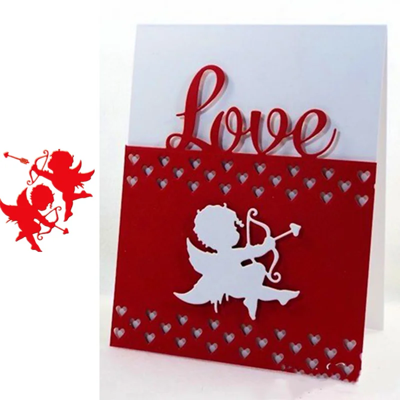 Angel Cupid Metal Cutting Dies for Scrapbooking Paper Craft Embossing Die Card Making Stencils New 2019 Valentine
Angel Cupid Metal Cutting Dies for Scrapbooking Paper Craft Embossing Die Card Making Stencils New 2019 Valentine