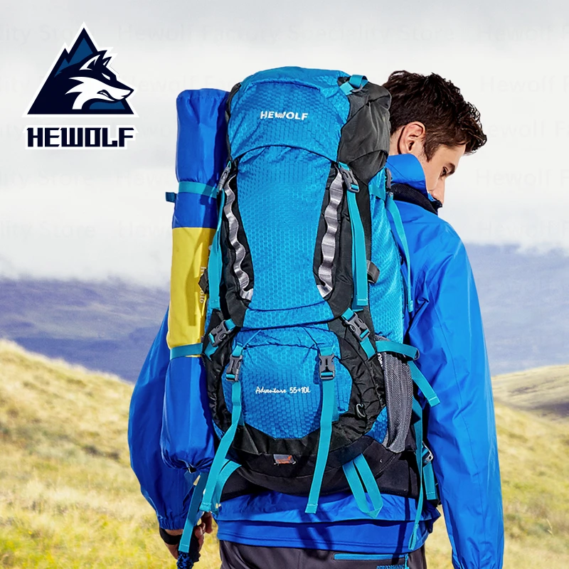 Hewolf 65L Outdoor Sport Bag Professional Climbing Bag Big Capacity Camping Bag High Qualtity Tear Resistance Waterproof Fabric
Hewolf 65L Outdoor Sport Bag Professional Climbing Bag Big Capacity Camping Bag High Qualtity Tear Resistance Waterproof Fabric