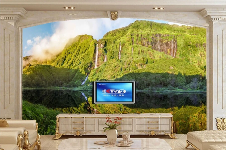 Custom 3D mural,papel de pared, Mountains Lake Waterfalls Nature wallpapers,hotel living room sofa TV wall bedroom 3d wallpaper
Custom 3D mural,papel de pared, Mountains Lake Waterfalls Nature wallpapers,hotel living room sofa TV wall bedroom 3d wallpaper