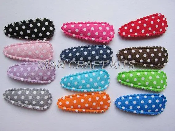 50pcs of Padded Polka Dots 55mm Hair Clip Covers clip mixed rainbow colors toddler snap clips
50pcs of Padded Polka Dots 55mm Hair Clip Covers clip mixed rainbow colors toddler snap clips