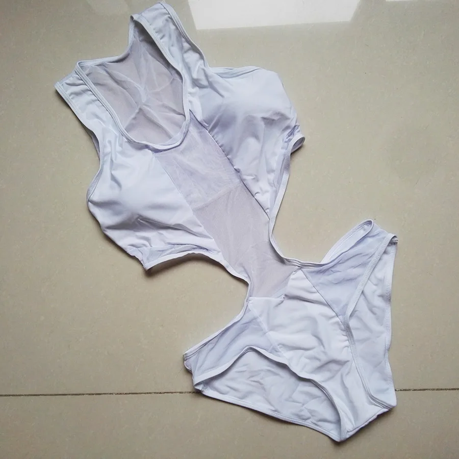 Splicing Mesh Sheer One Piece Swimsuit Women High Cut Out Monokini See Through Bathing Suit Sexy Transparent Swimwear Bodysuit
Splicing Mesh Sheer One Piece Swimsuit Women High Cut Out Monokini See Through Bathing Suit Sexy Transparent Swimwear Bodysuit