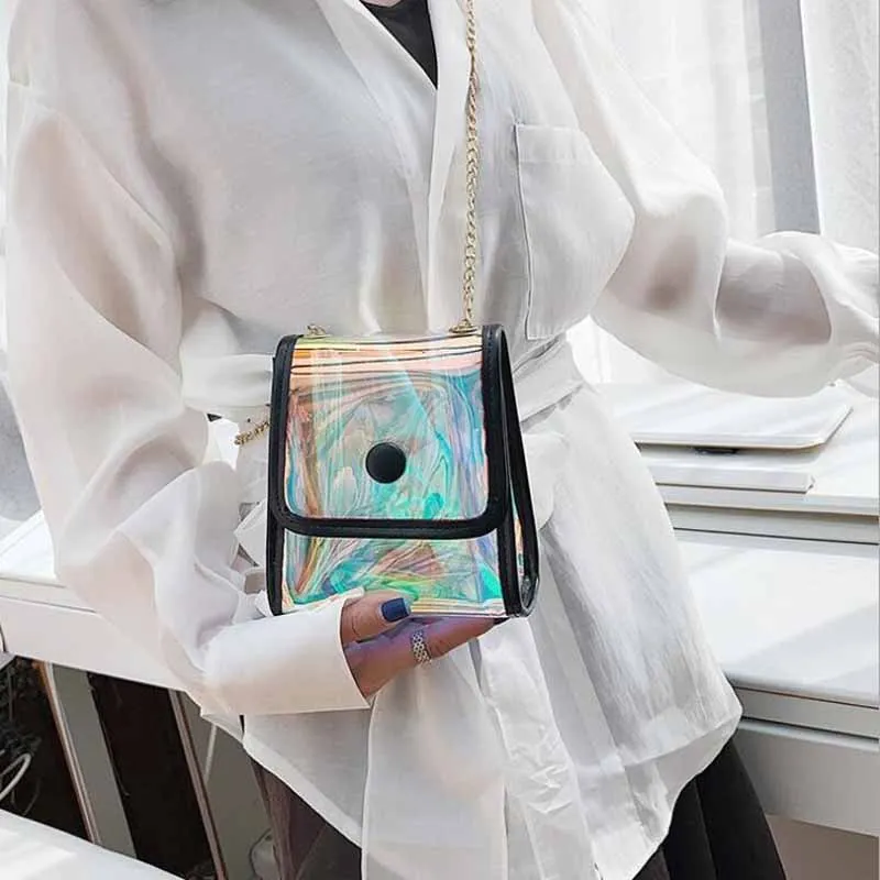 Transparent PVC Shoulder Bags Women Candy Color Women Jelly Bags Purse Solid Color Handbags sac a main femme Crossbody Bag
Transparent PVC Shoulder Bags Women Candy Color Women Jelly Bags Purse Solid Color Handbags sac a main femme Crossbody Bag
