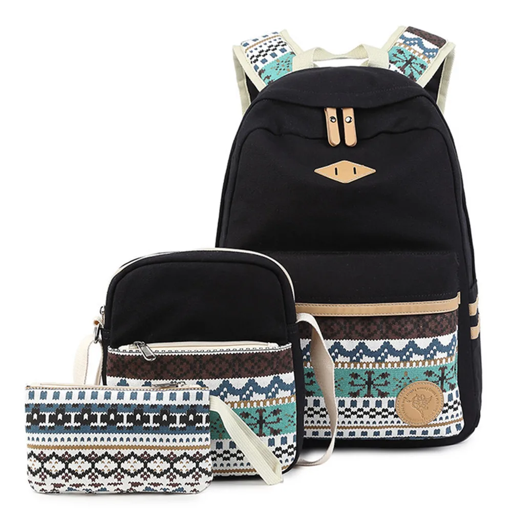 Preppy Stylish Canvas Printing Backpack Women School Bags for Teenage Girls Cute Black Set Travel Backpacks Female Bagpack
Preppy Stylish Canvas Printing Backpack Women School Bags for Teenage Girls Cute Black Set Travel Backpacks Female Bagpack