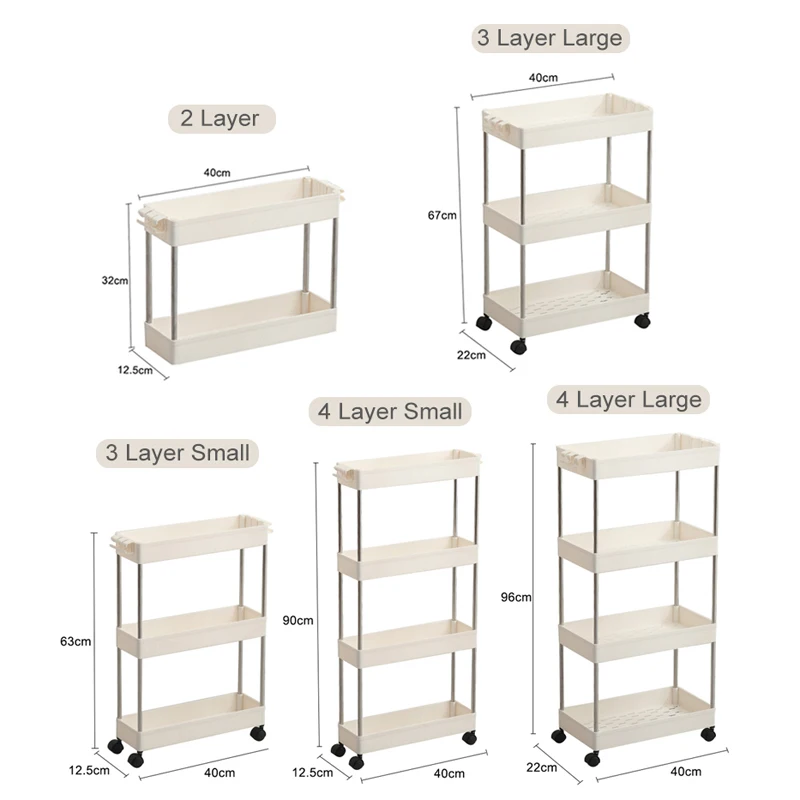 2/3/4 Layer Gap Holder Kitchen Storage Rack Fridge Side Shelf Removable With Wheels Bathroom Organizer Space Saving Shelf
2/3/4 Layer Gap Holder Kitchen Storage Rack Fridge Side Shelf Removable With Wheels Bathroom Organizer Space Saving Shelf
