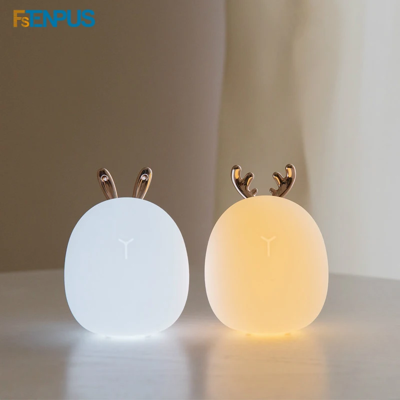 Dimmable LED Night Light Silicone Lovely Cartoon Lamp USB Rechargeable for Children Kids Light Baby Gift Bedroom Creative Lamp
Dimmable LED Night Light Silicone Lovely Cartoon Lamp USB Rechargeable for Children Kids Light Baby Gift Bedroom Creative Lamp