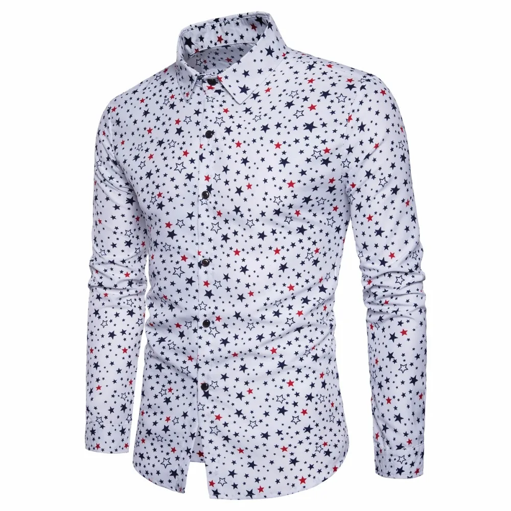 Brand New European Business Mens Long Sleeved Shirts Fashion Digital Five -Star Printing Shirts Male M -2xl
Brand New European Business Mens Long Sleeved Shirts Fashion Digital Five -Star Printing Shirts Male M -2xl