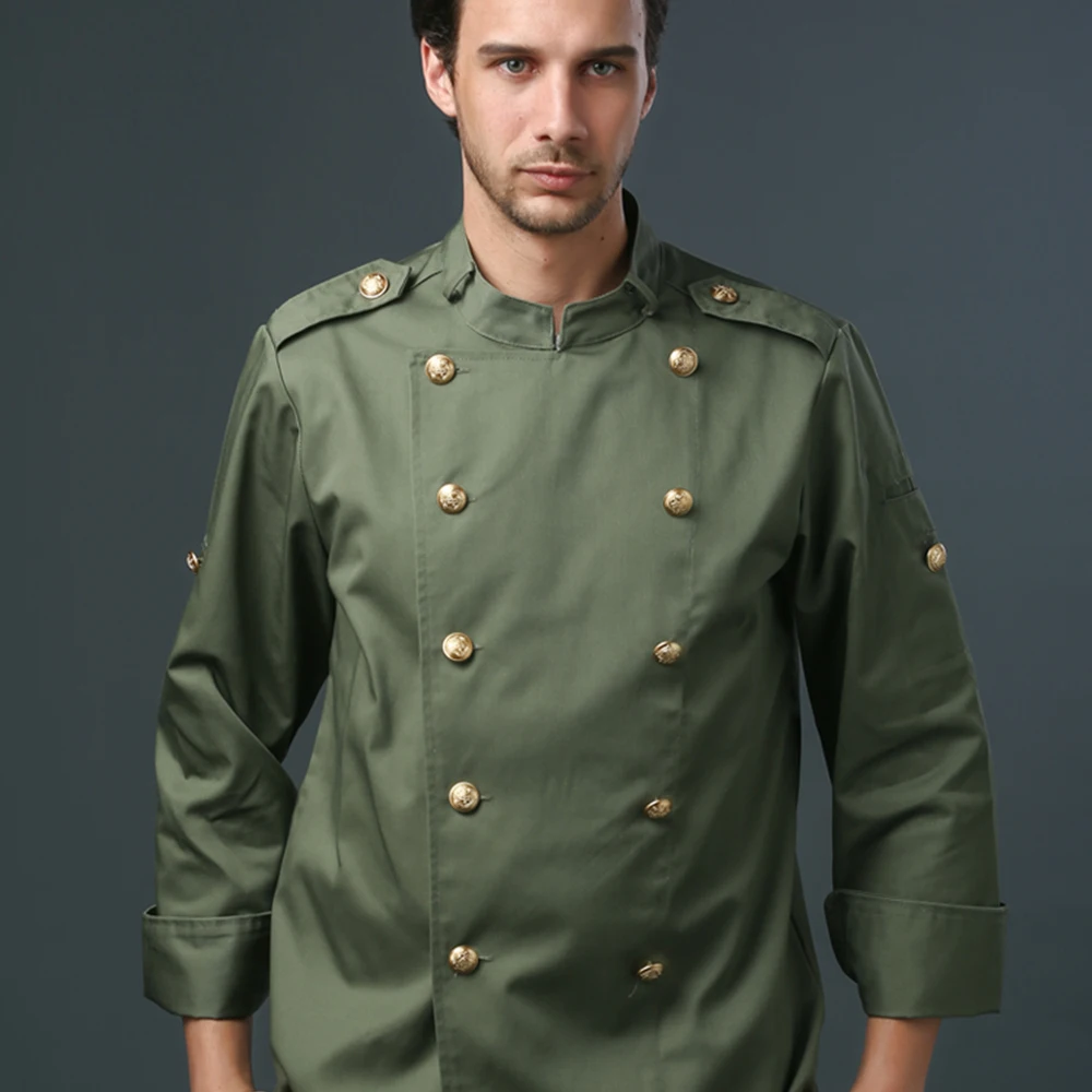 Short Sleeve Chef Uniform Cook Work Cotton Breathable Restaurant Uniforms Shirts Hotel Workwear Clothing Food Service Chef Tops
Short Sleeve Chef Uniform Cook Work Cotton Breathable Restaurant Uniforms Shirts Hotel Workwear Clothing Food Service Chef Tops