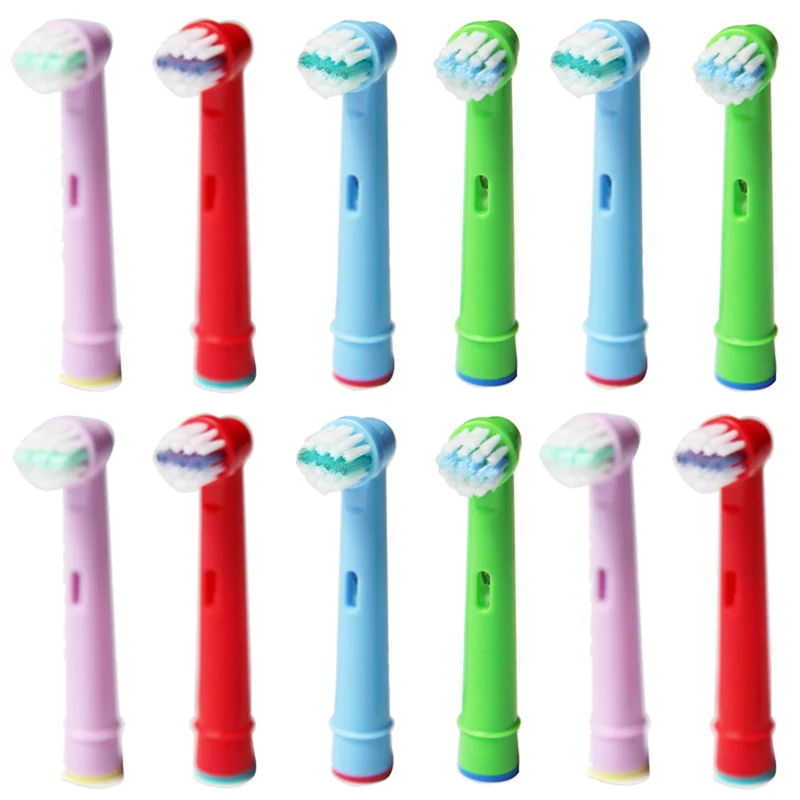 12x насадки для зубных щеток подходят Oral B EB 10A детей профессионального здоровья