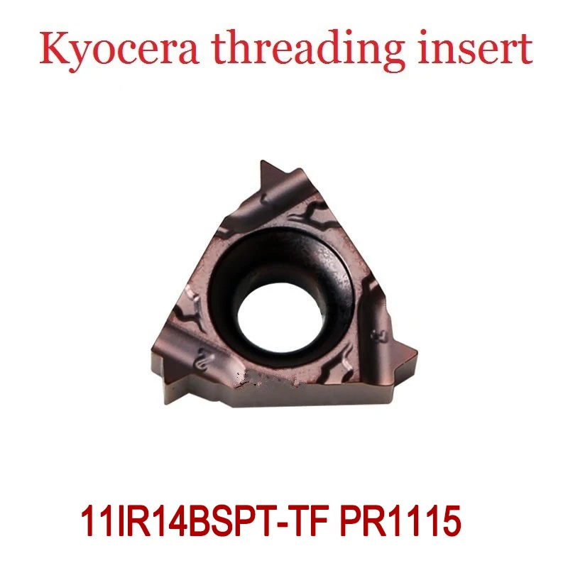 5 шт. твердосплавные вставки Kyocera 11IR14BSPT-TF PR1115 оригинальные резьбовые карбидные вставки токарные инструменты карбидные вставки
5 шт. твердосплавные вставки Kyocera 11IR14BSPT-TF PR1115 оригинальные резьбовые карбидные вставки токарные инструменты карбидные вставки