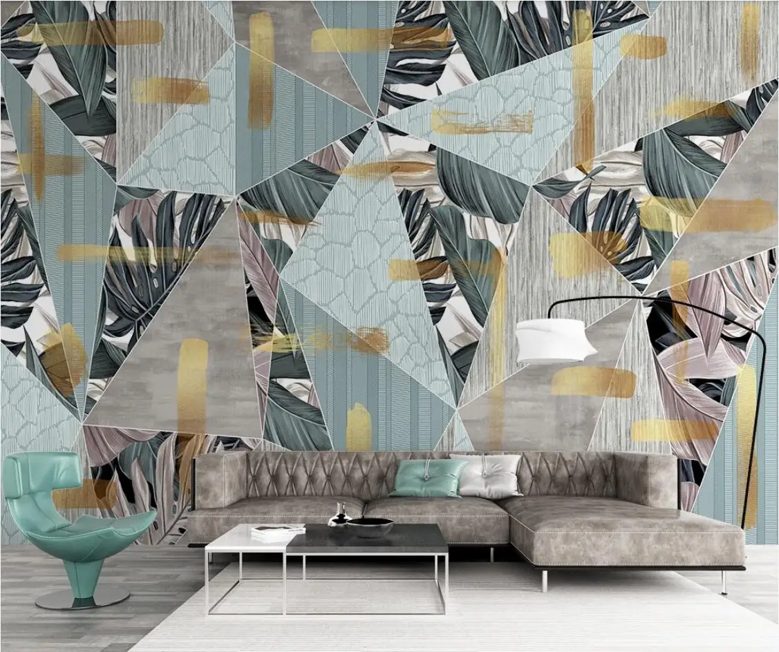 3d Photo Wallpaper Abstract Geometric Mural Wall Papers Home Decor Home Improvement for Living Room Tropical Leaf 3d Wall Paper
3d Photo Wallpaper Abstract Geometric Mural Wall Papers Home Decor Home Improvement for Living Room Tropical Leaf 3d Wall Paper