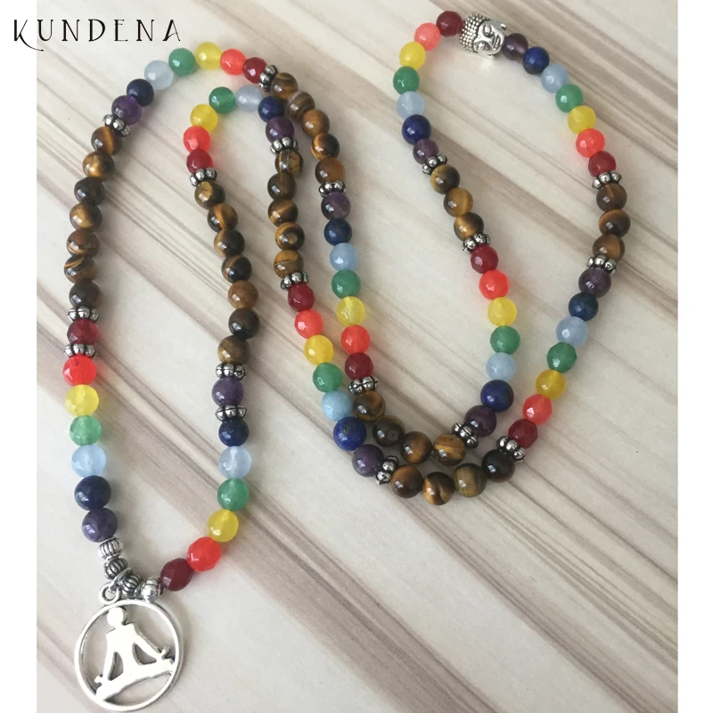 7 Chakra Beaded Mala Buddha Charm bracelet for Women 7 Chakras bracelet for unisex Buddhist Meditation wrapped wrist
7 Chakra Beaded Mala Buddha Charm bracelet for Women 7 Chakras bracelet for unisex Buddhist Meditation wrapped wrist