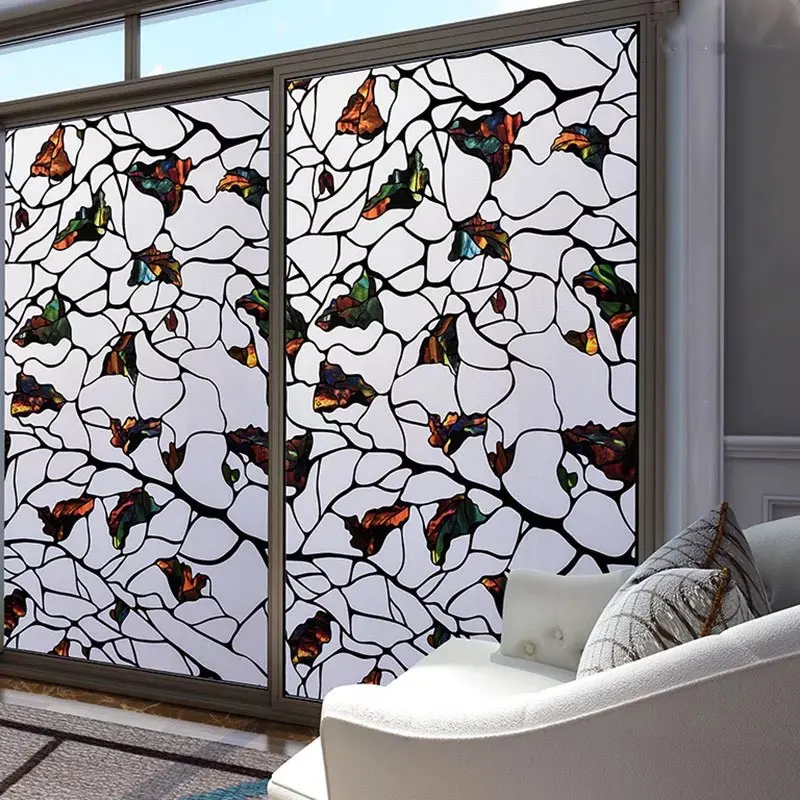 Window furniture film Privacy No-Glue 3D Static Ivy leaf coloured drawing Decoration Glass door Stickers 40/45/50/60/70/80*100cm
Window furniture film Privacy No-Glue 3D Static Ivy leaf coloured drawing Decoration Glass door Stickers 40/45/50/60/70/80*100cm