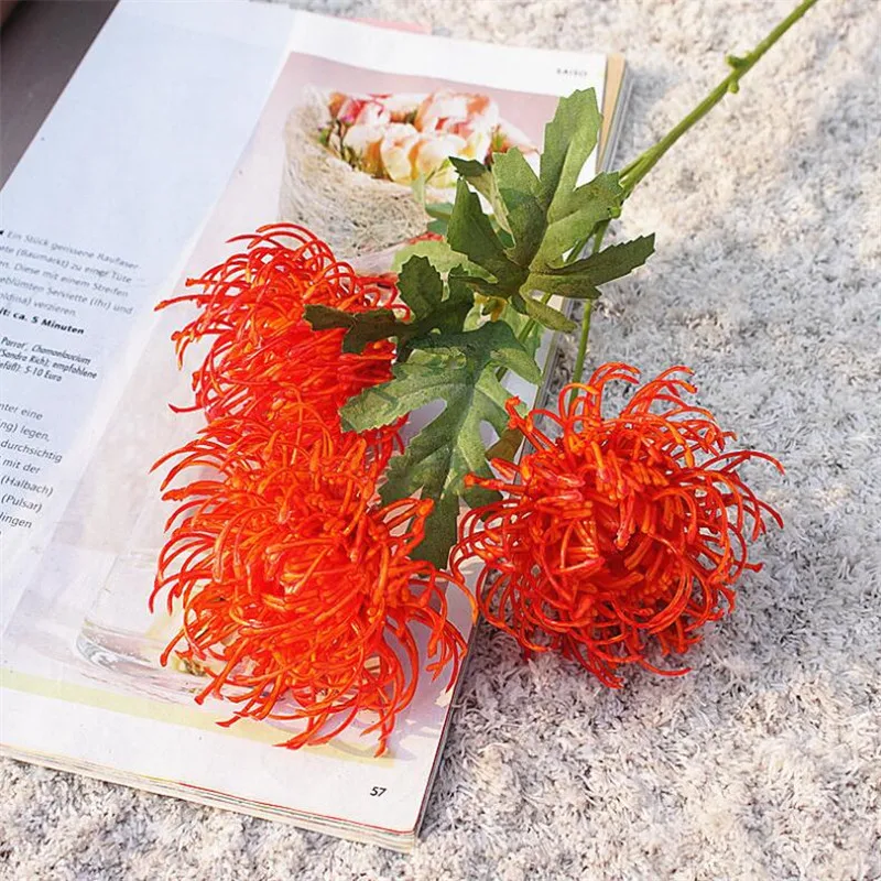 6Pcs Fake Chrysanthemum 19.69" Length Simulation Plastic Pincushion Flower for Wedding Home Decorative Artificial Flowers
6Pcs Fake Chrysanthemum 19.69" Length Simulation Plastic Pincushion Flower for Wedding Home Decorative Artificial Flowers