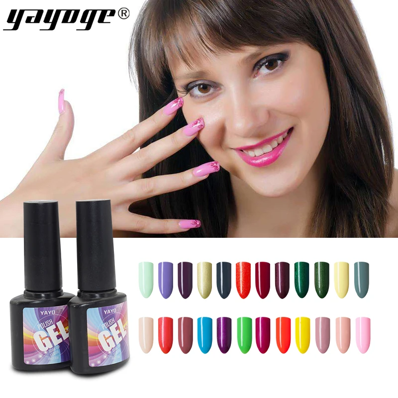 Yayoge 2018 Nail Книги по искусству Дизайн Маникюр 96 Цвет 10 мл Soak Off UV Гель лак для ногтей