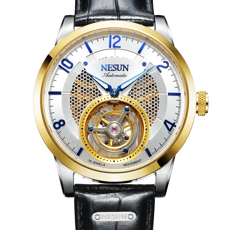 Switzerland NESUN Limited Edition Brand Watches Men Tourbillion Automatic Self-Wind Men Watch Sapphire Waterproof clock N9083-2
Switzerland NESUN Limited Edition Brand Watches Men Tourbillion Automatic Self-Wind Men Watch Sapphire Waterproof clock N9083-2