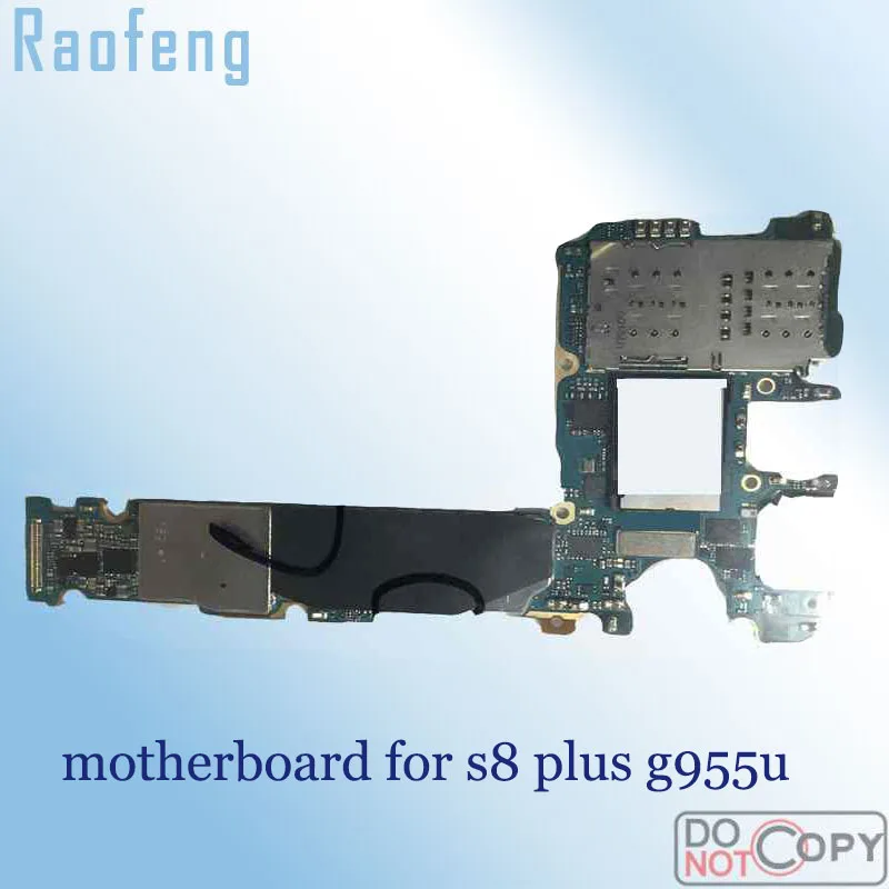 Оригинальная разблокированная материнская плата 64 ГБ для Samsung galaxy S8 plus g955u