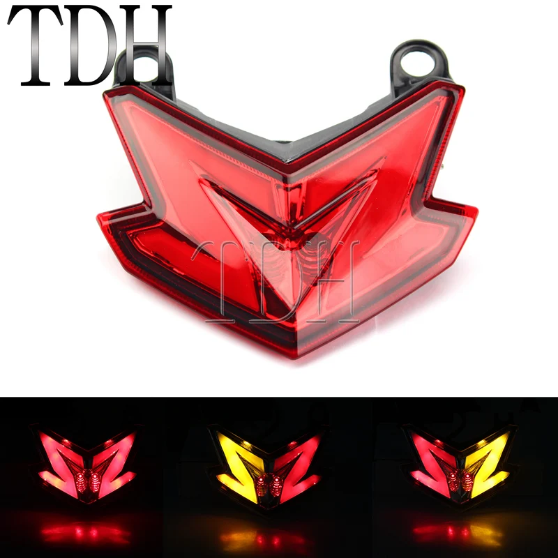 Motorcycle LED Tail Light Turn Signal Lights Brake Taillight Lamp For 2013-2017 Kawasaki Z800 Ninja ZX6R Z125 Integrated Lights
Motorcycle LED Tail Light Turn Signal Lights Brake Taillight Lamp For 2013-2017 Kawasaki Z800 Ninja ZX6R Z125 Integrated Lights
