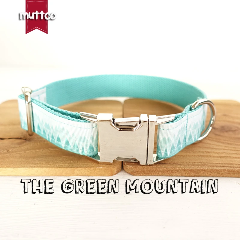 MUTTCO retailing fresh style collar THE GREEN MOUNTAIN print dog collar 5 sizes UDC015
MUTTCO retailing fresh style collar THE GREEN MOUNTAIN print dog collar 5 sizes UDC015