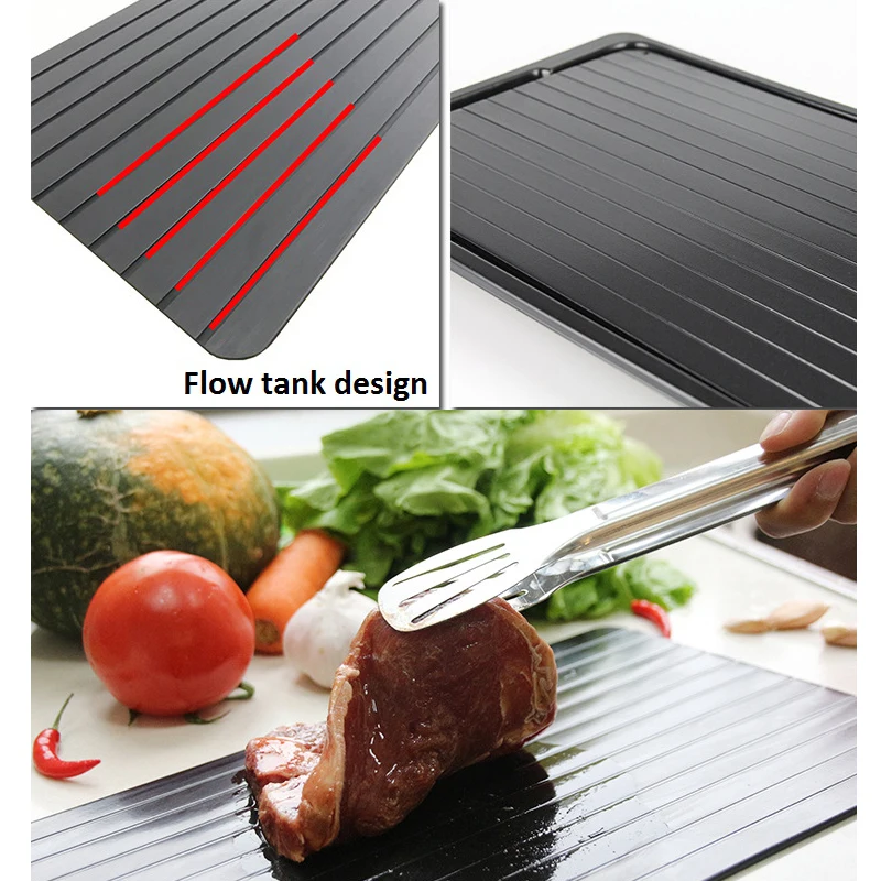 Fast Defrosting Meat Tray chopping board Rapid Safety Thawing Tray For Frozen Food Meat defrosting plate Kitchen accessories
Fast Defrosting Meat Tray chopping board Rapid Safety Thawing Tray For Frozen Food Meat defrosting plate Kitchen accessories