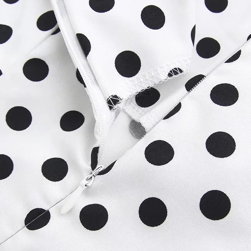 Fashion Dot Pattern Women Dress Sexy Camis Dress Skinny Casual Sleeveless Tank Dresses Strap Elastic Dress
Fashion Dot Pattern Women Dress Sexy Camis Dress Skinny Casual Sleeveless Tank Dresses Strap Elastic Dress