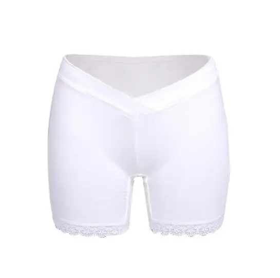 

2019 Summer Womens Safety Shorts Soft and Seamless Maternity Underwear Pregnancy Underbelly Boyshorts Cotton Shapewear