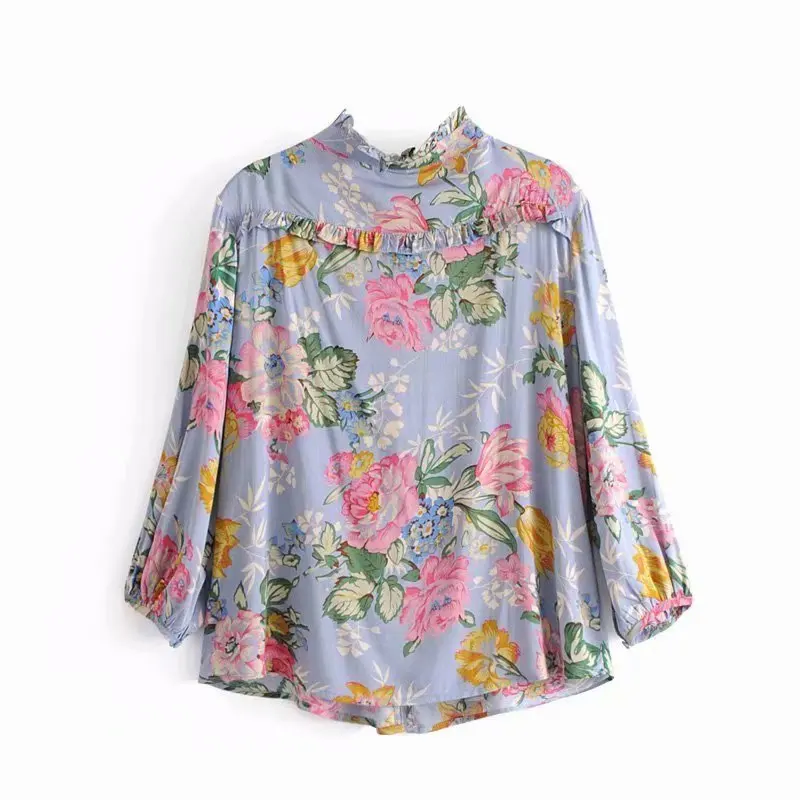 Blusas Mujer De Moda 2019 Summer New Holiday Wind V-neck Tie Printed Long-sleeve Shirt Blouse Women Modis Women Blouses
Blusas Mujer De Moda 2019 Summer New Holiday Wind V-neck Tie Printed Long-sleeve Shirt Blouse Women Modis Women Blouses