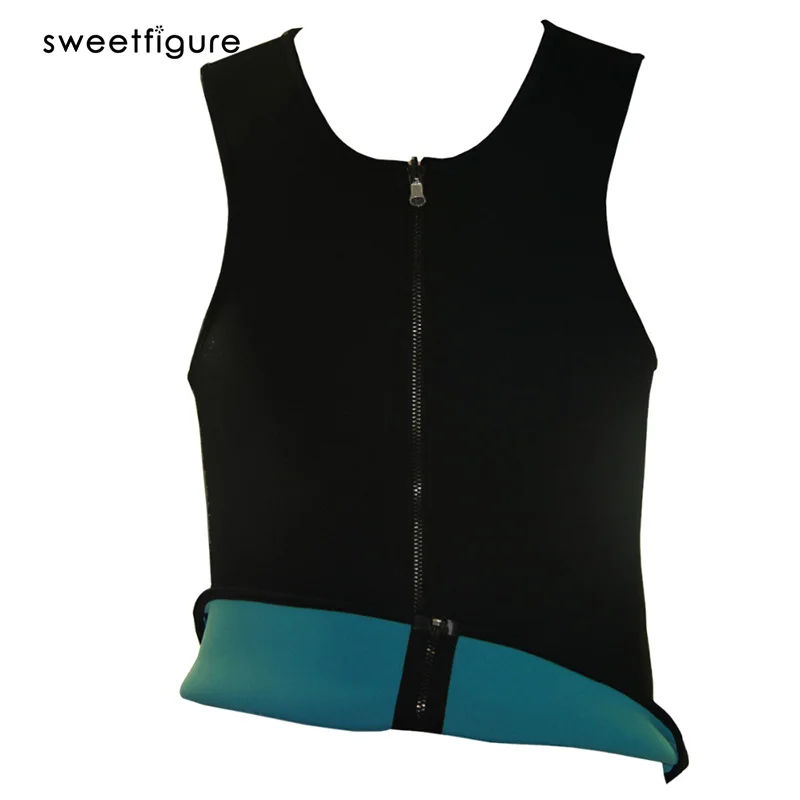 Waist Trainer Corsets For Men Neoprene Hot Shapers Body Shaper Cincher Zipper Corset Underwear Corselet | Мужская одежда