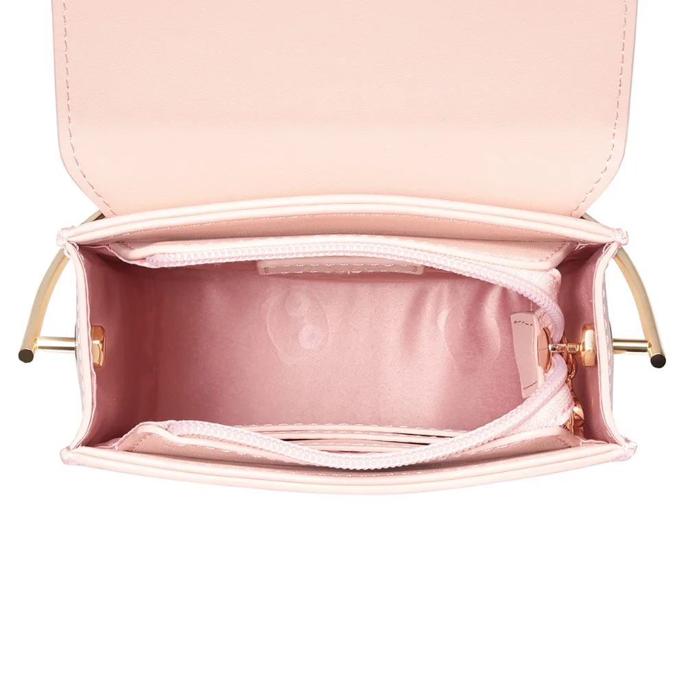 2019 NEW Women's PU Leather Handbags Ladies Fashion Flower Mini Tote Phone Purse Female Sweet Chains Crossbody Bags | Багаж и сумки