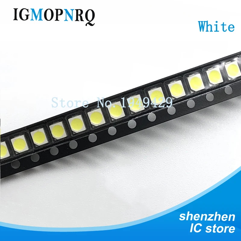 200 шт./лот белый Световой диод 1210 SMD LED Super 3528 3 5*2 8 мм Новинка|Диоды| |