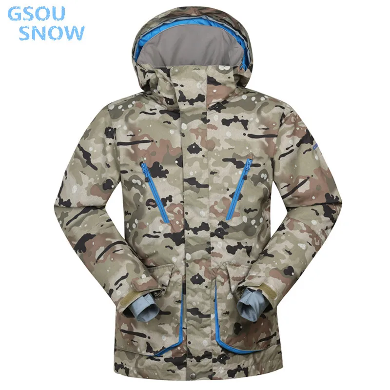 Gsou snow Novelty 2020 Новый лыжный костюм 10K жилет лыжная куртка одежда ветрозащитная