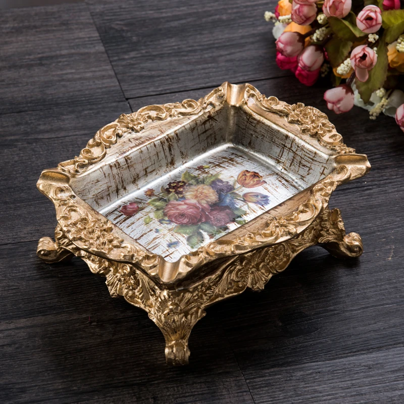 New European Court pastoral ashtray Home Furnishing decor decoration ceramic resin living room decoration
New European Court pastoral ashtray Home Furnishing decor decoration ceramic resin living room decoration