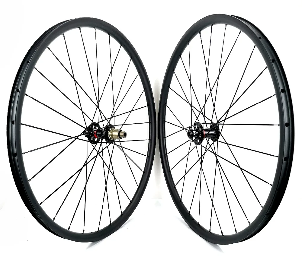 29ER Asymmetric 27mm Width 23 depth MTB Tubeless ready Carbon Wheels super light Mountain bicycle XC hookless wheelset
29ER Asymmetric 27mm Width 23 depth MTB Tubeless ready Carbon Wheels super light Mountain bicycle XC hookless wheelset
