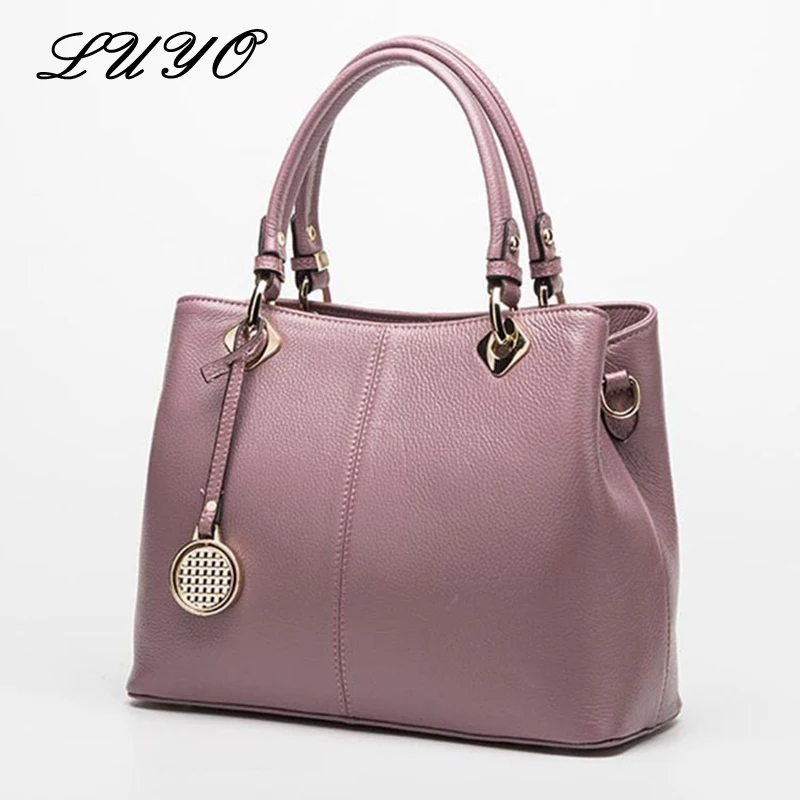 LUYO Fashion 100% Cowhide Top-handle Bags Genuine Leather Ladies Handbags Shoulder Bags Female Sequined Thread Women Totes Sac
LUYO Fashion 100% Cowhide Top-handle Bags Genuine Leather Ladies Handbags Shoulder Bags Female Sequined Thread Women Totes Sac