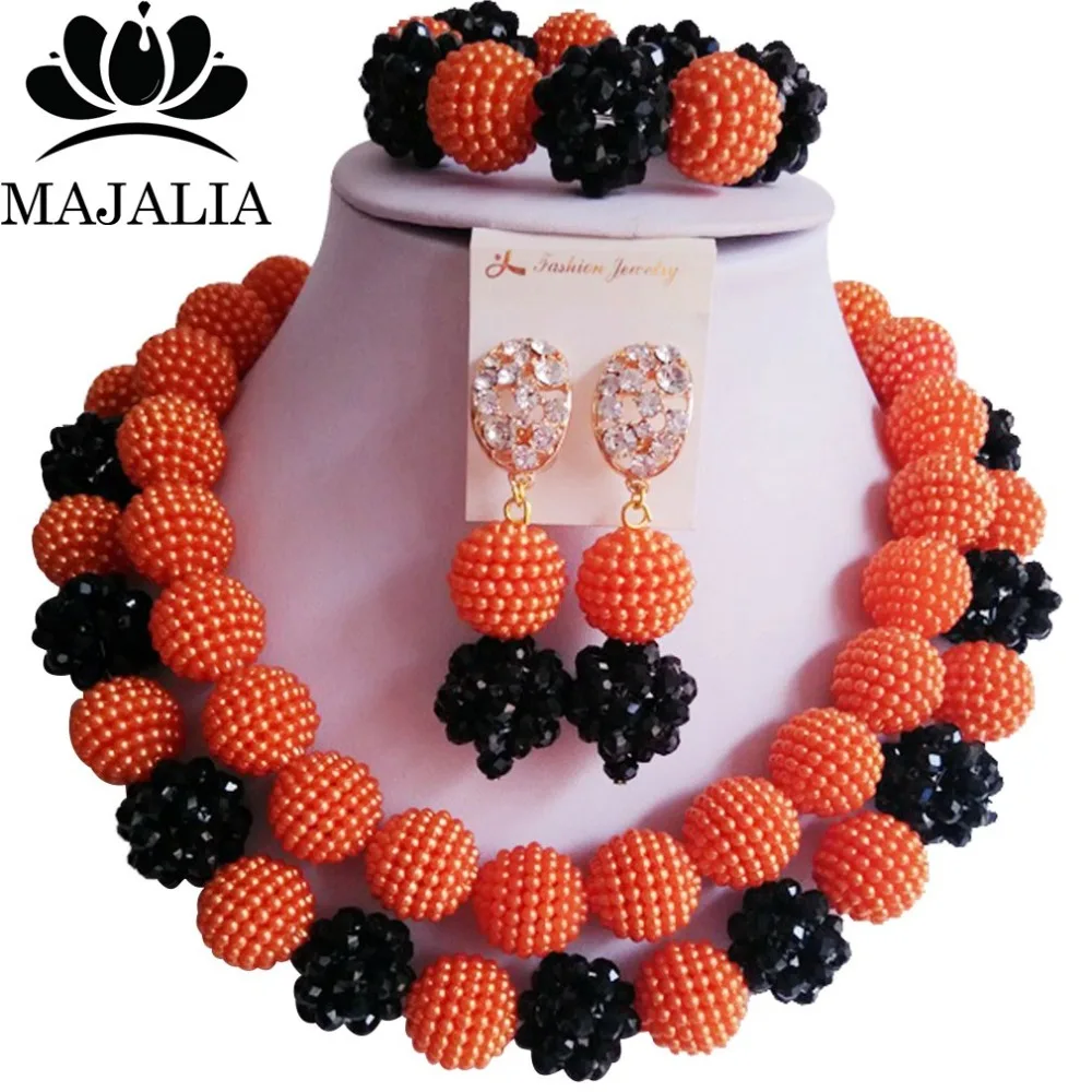 Fashion Nigeria Wedding african beads jewelry set Orange Plastic pearl necklace Bridal Jewelry Sets Free shipping VV-198
Fashion Nigeria Wedding african beads jewelry set Orange Plastic pearl necklace Bridal Jewelry Sets Free shipping VV-198
