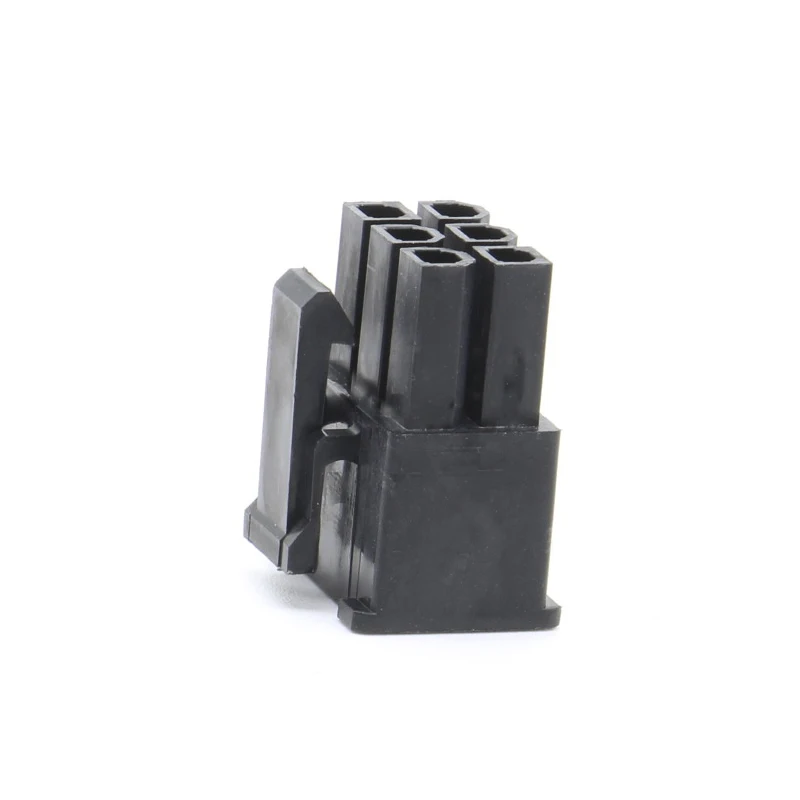 6P Molex 4.2 plug connector spacing 5557 male black rubber shell computer ATX power connectors
6P Molex 4.2 plug connector spacing 5557 male black rubber shell computer ATX power connectors