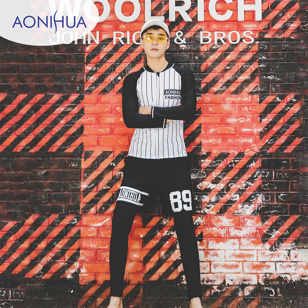 Купальный костюм Aonihua с длинным рукавом для мужчин, дизайнерский спортивный купальник в полоску, отдельный дизайн на молнии, спортивная оде...
Купальный костюм Aonihua с длинным рукавом для мужчин, дизайнерский спортивный купальник в полоску, отдельный дизайн на молнии, спортивная оде...