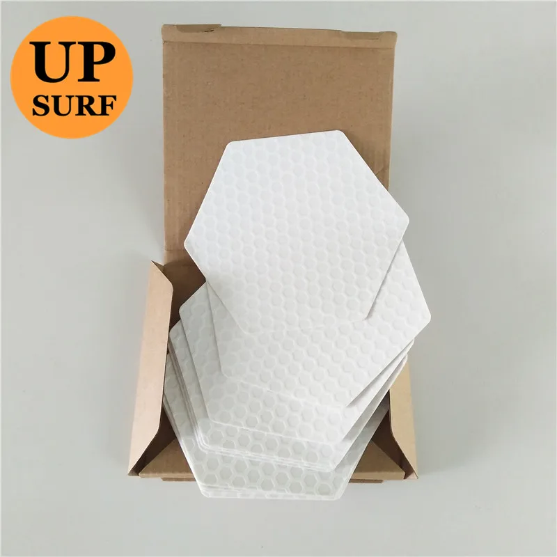 Surf Pad silicon rubber(W)waxless hexagon honeycomb surfboard deck traction pad 10 sheets a box Surf mat Surfboard accessories
Surf Pad silicon rubber(W)waxless hexagon honeycomb surfboard deck traction pad 10 sheets a box Surf mat Surfboard accessories