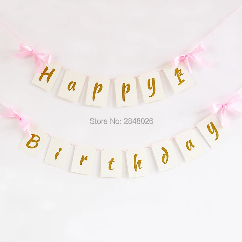 1st Birthday Banner. Pink and Gold Birthday Party Decorations. Glitter Gold Happy 1st Birthday
1st Birthday Banner. Pink and Gold Birthday Party Decorations. Glitter Gold Happy 1st Birthday