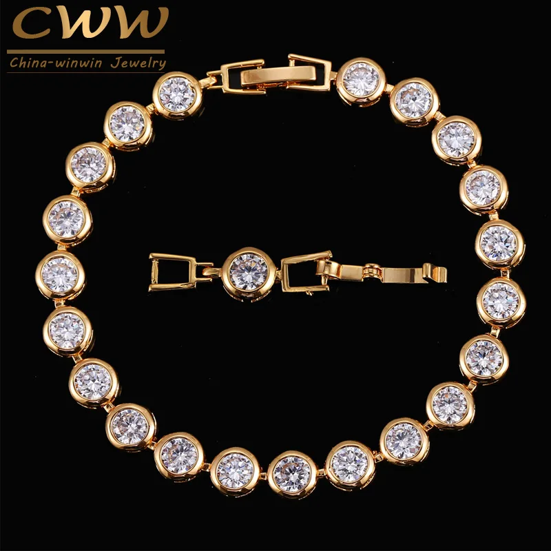 CWWZircons новый свадебный браслет циркониевые ювелирные изделия высокого качества круглый 0,5 карат Кубический цирконий Теннисный браслет для ...
CWWZircons новый свадебный браслет циркониевые ювелирные изделия высокого качества круглый 0,5 карат Кубический цирконий Теннисный браслет для ...