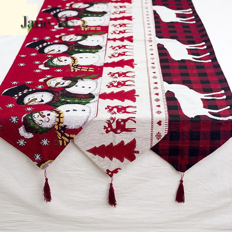 JaneYU Christmas Decorations Cotton Linen Embroidery Table Flags Creative European Style Christmas Table Tops Desk flag
JaneYU Christmas Decorations Cotton Linen Embroidery Table Flags Creative European Style Christmas Table Tops Desk flag