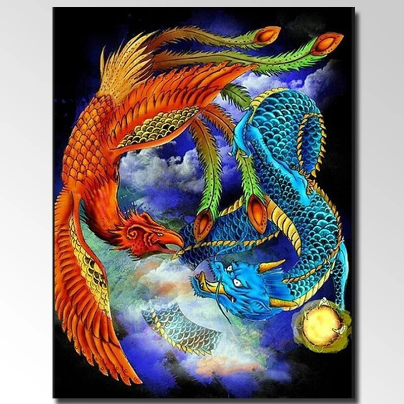 2019 new Diamond Painting Dragon Phoenix Diamond Embroidery Cartoon landscape Cross Stitch Needlework Home Decor
2019 new Diamond Painting Dragon Phoenix Diamond Embroidery Cartoon landscape Cross Stitch Needlework Home Decor