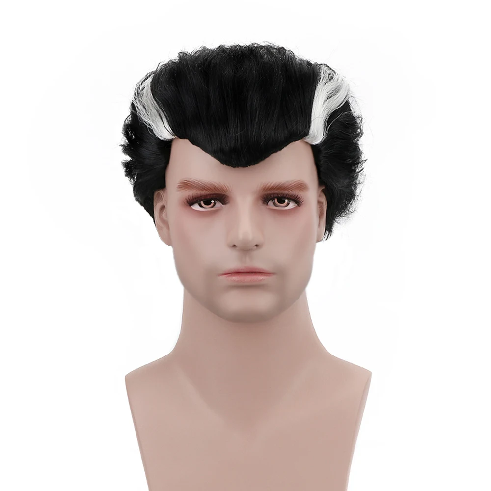 4"Synthetic Wigs Black White Red Color Mixing Custom Halloween Party Cosplay Wigs Short Cosplay Men Vampire Wig Heat Resistant
4"Synthetic Wigs Black White Red Color Mixing Custom Halloween Party Cosplay Wigs Short Cosplay Men Vampire Wig Heat Resistant