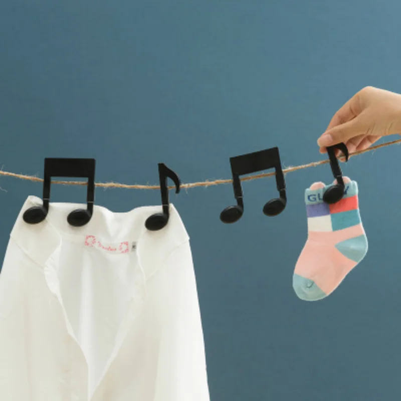Doreen Box Black Color ABS Music Note Clothes Pegs Laundry Storage Multifunctional Home Office Storage Clips Bag Seals 2PCs/Set
Doreen Box Black Color ABS Music Note Clothes Pegs Laundry Storage Multifunctional Home Office Storage Clips Bag Seals 2PCs/Set
