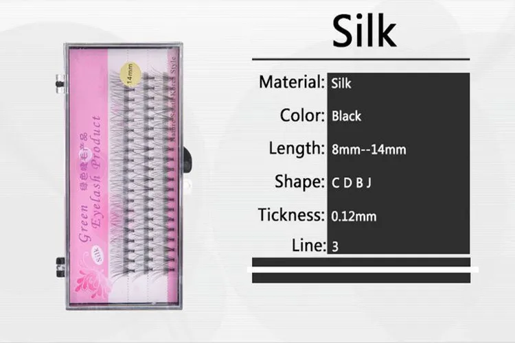 5 Pcs factory price natural 10d 0.12 thickness all sizes silk flare hair eyelash extension by free shipping
5 Pcs factory price natural 10d 0.12 thickness all sizes silk flare hair eyelash extension by free shipping