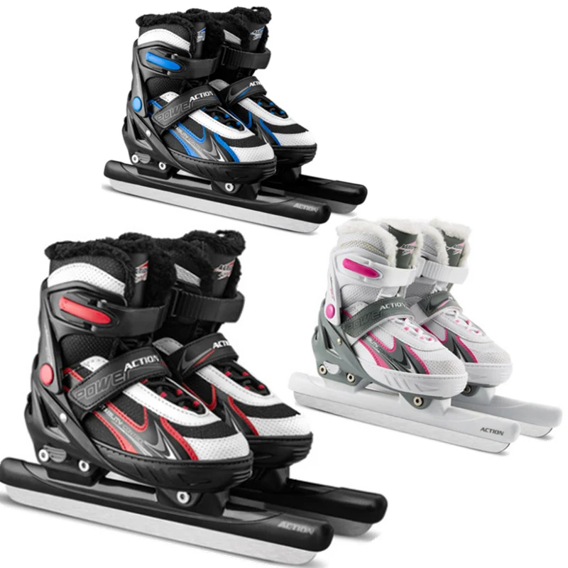 Winter 1 Pair Teenagers Children Ice Skates Ice Blade Thermal Warm Adjustable Speed Skating Shoes 3 Colors
Winter 1 Pair Teenagers Children Ice Skates Ice Blade Thermal Warm Adjustable Speed Skating Shoes 3 Colors