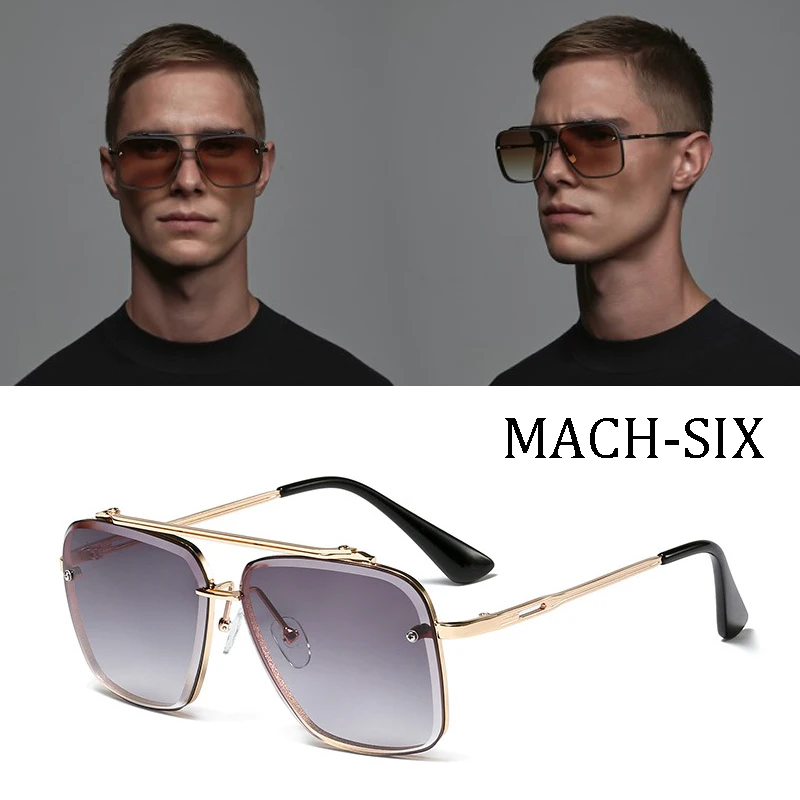 Hot Fashion Luxury Classic Mach Six Style Gradient lens Men Sunglasses Men Vintage Brand Design Sun Glasses
Hot Fashion Luxury Classic Mach Six Style Gradient lens Men Sunglasses Men Vintage Brand Design Sun Glasses